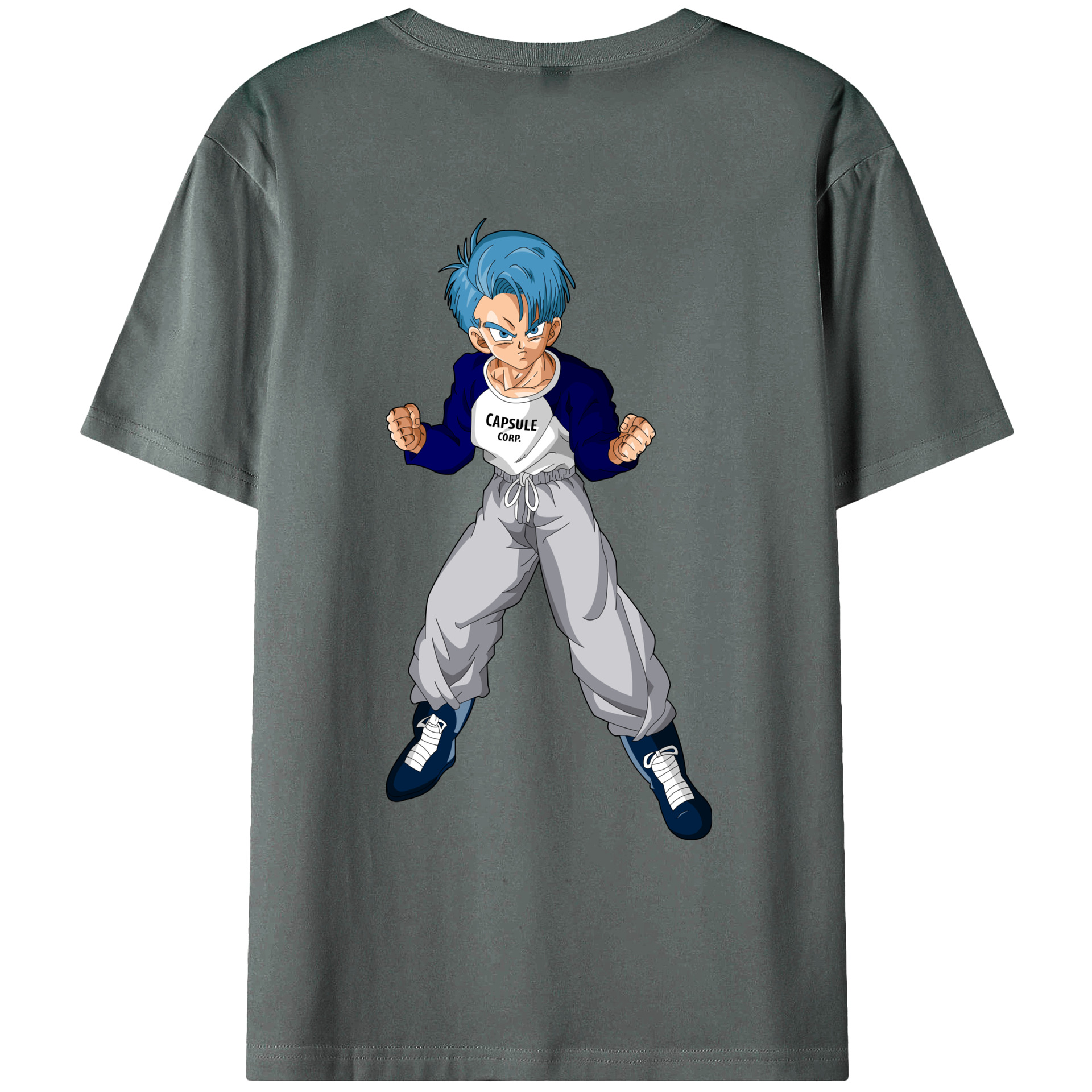 （画像用） ドラゴンボール DRAGON BALL 綿100％ メンズ半袖Tシャツ（バックプリント） 通気性